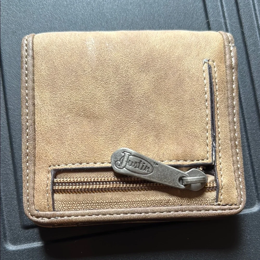 NWOT Elegant Justin leather and lace Wallet - Picture 2 of 5